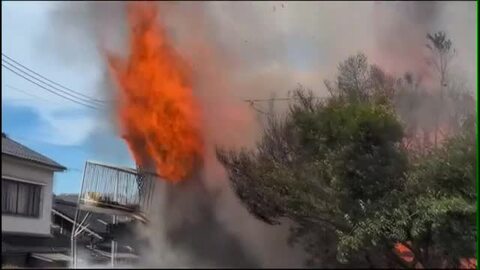 【続報】松江市で住宅１棟を全焼する火事　けが人なし