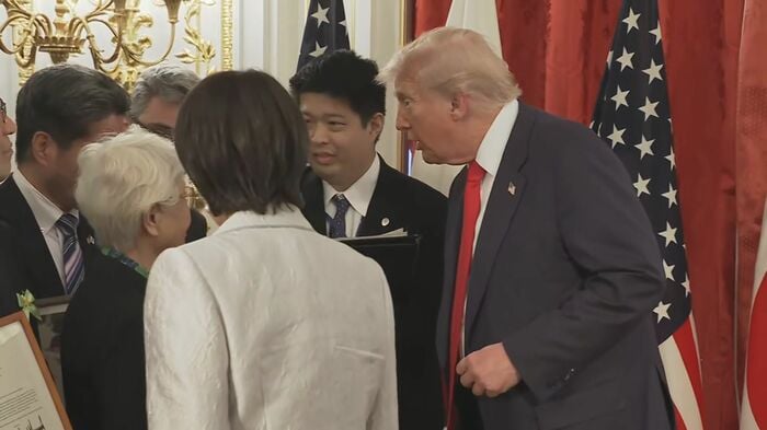 拉致被害者家族とトランプ大統領が面会