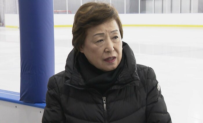 坂本について語る中野園子コーチ