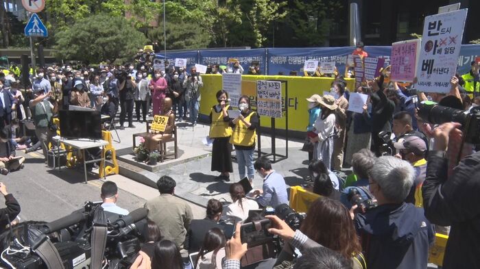 5月13日に行われた正義記憶連帯による1439回目の水曜集会