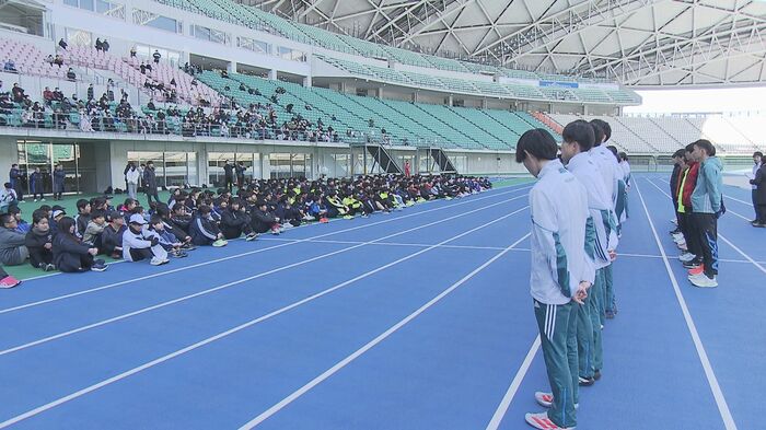 大分市で開催した陸上教室