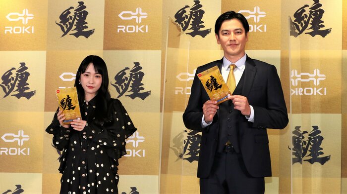 国産 不織布マスク「纏(まとい)」新製品発表会 東京・赤坂