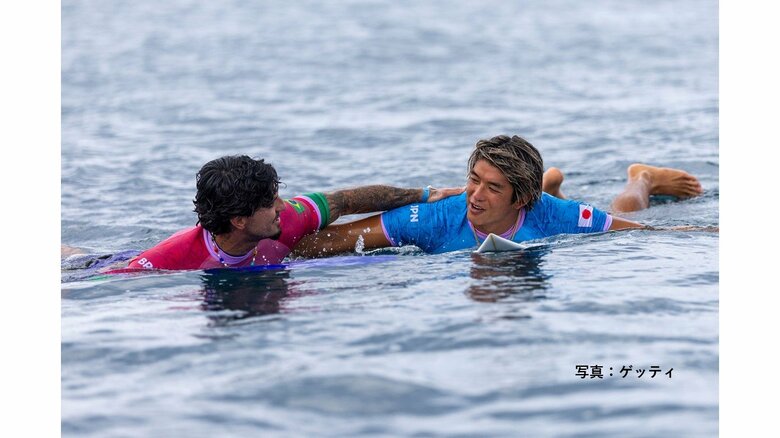 【サーフィン男子3回戦】稲葉玲王がブラジルのトレド下し準々決勝に進出　五十嵐カノアは2大会連続メダルならず｜FNNプライムオンライン