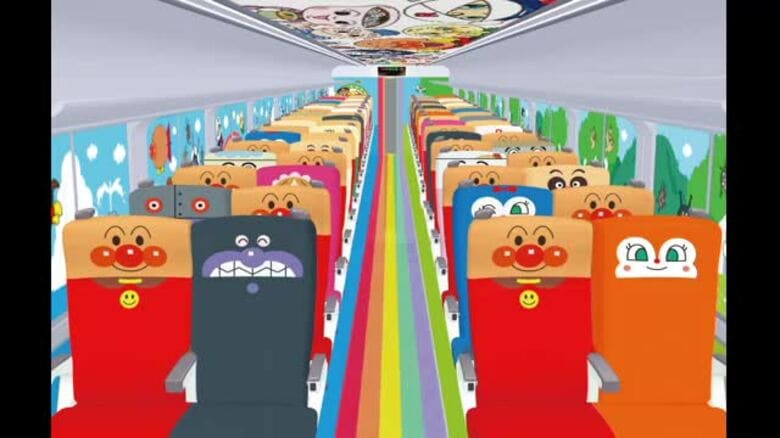 ＪＲ予讃線の特急「アンパンマン列車」１０年ぶりリニューアルへ　アンパンマンシートも大幅増【愛媛】｜FNNプライムオンライン