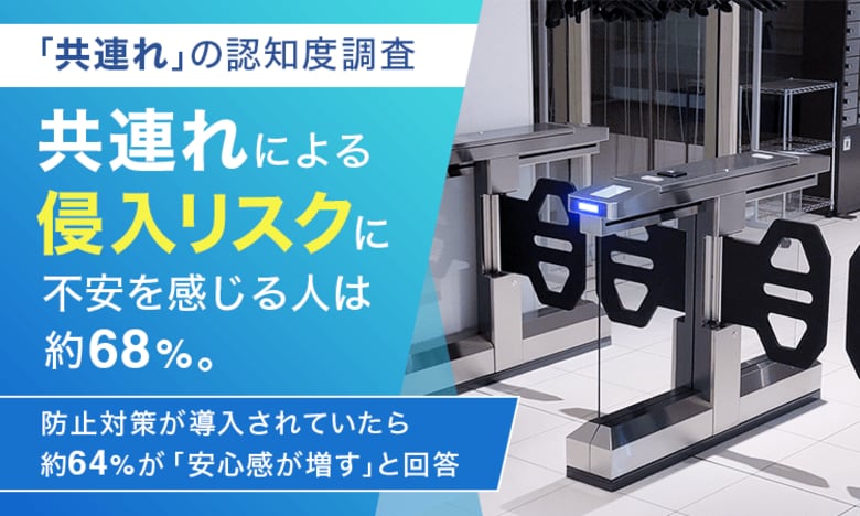【「共連れ」の認知度調査】共連れによる侵入リスクに不安を感じる人は約68%。防止対策が導入されていたら約64%が「安心感が増す」と回答