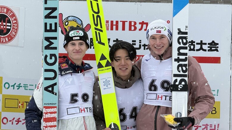 【スキージャンプ】2026年国内初戦で佐藤慧一が逆転で地元優勝「年明け初戦に勝てたことはすごく意味がある」レジェンド葛西紀明は2回目に進めず｜FNNプライムオンライン