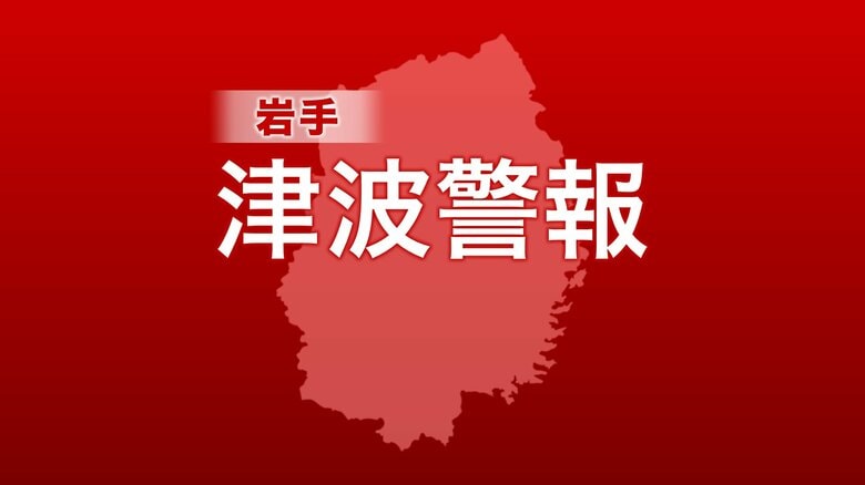 【津波警報】岩手県の津波到達予想時刻午前10時30分　津波の高さは3ｍと予想（午前10時時点）｜FNNプライムオンライン