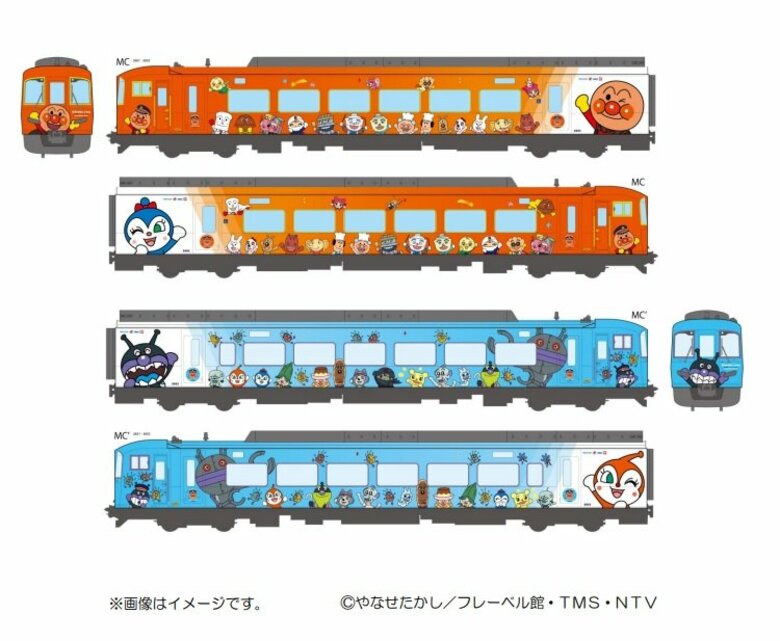 【予定時刻掲載】香川～徳島　ＪＲ高徳線に「アンパンマン列車」導入へ　１０月から１日５往復【香川】｜FNNプライムオンライン