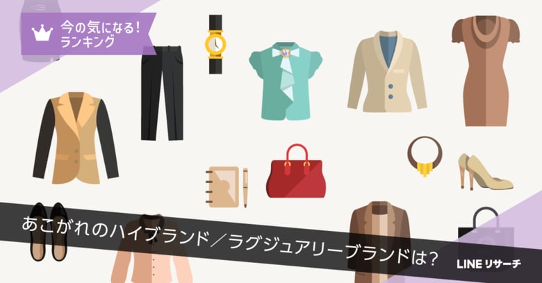 【LINEリサーチ】あこがれのハイブランドTOP2は「LOUIS VUITTON」と「HERMÈS」！性別や年代で違いあり