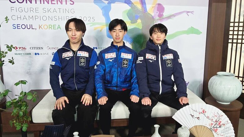 「結果を求めて全力で」「ケガなく少しでも上を」「前回を超える」壷井達也、三浦佳生、友野一希の意気込み【四大陸選手権】｜FNNプライムオンライン