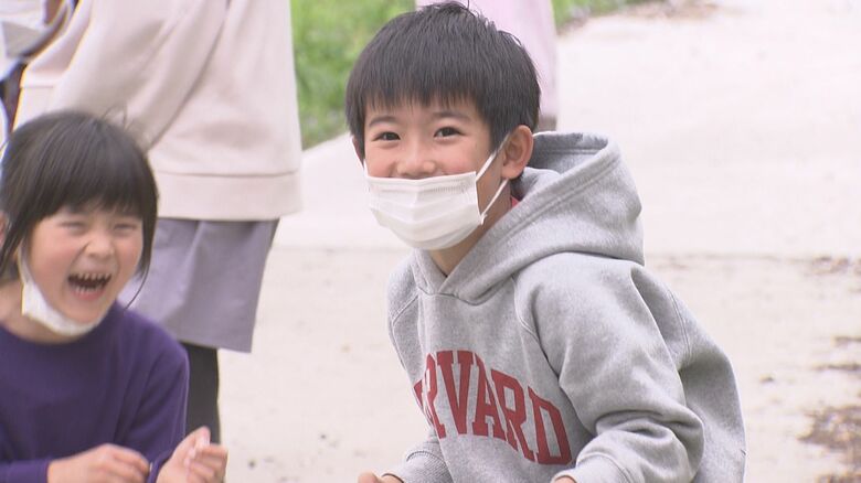 笑顔で取り組む丈くん