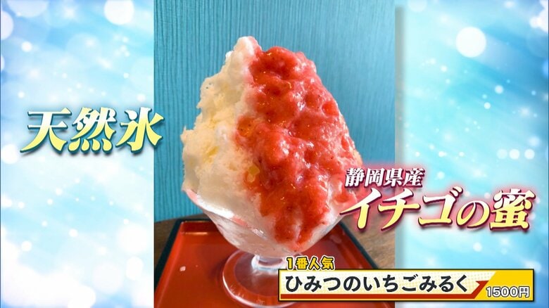 東京・谷中「ひみつ堂」ひみつのいちごみるく（1500円）