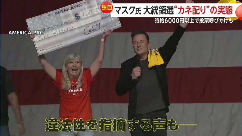 署名者の中から毎日1人に100万ドル（1億5000万円）を授与すると発表