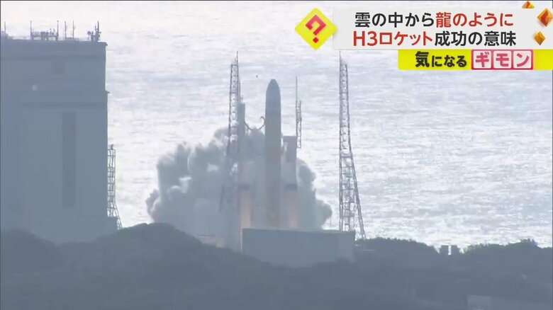 H3ロケット2号機打ち上げの瞬間①