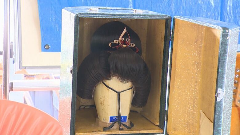 出品予定の「かつら」
