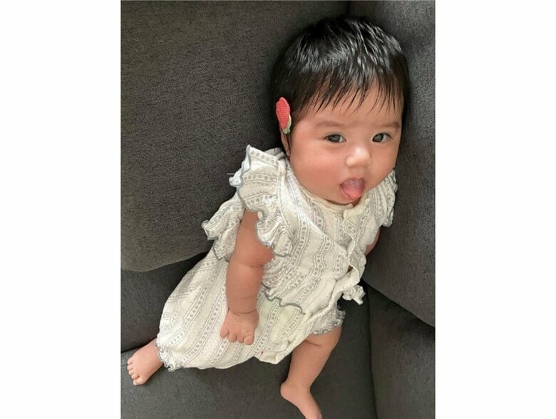 成長と共に色々な表情をするようになった（提供：ことねさん）