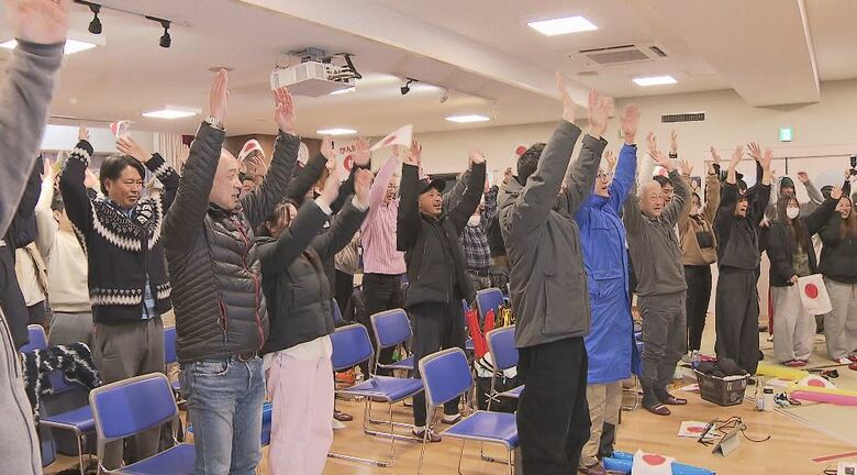 パブリックビューイング（2月8日未明）