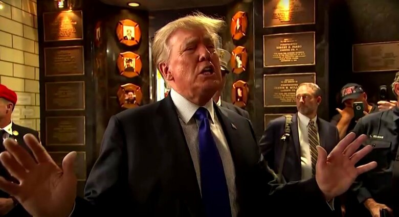 トランプ前大統領（ニューヨーク・9月11日）