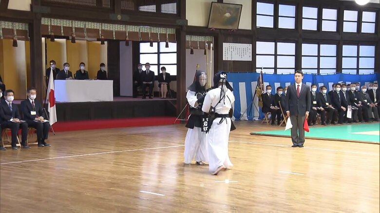 皇宮警察の武道大会を観戦された　12月13日