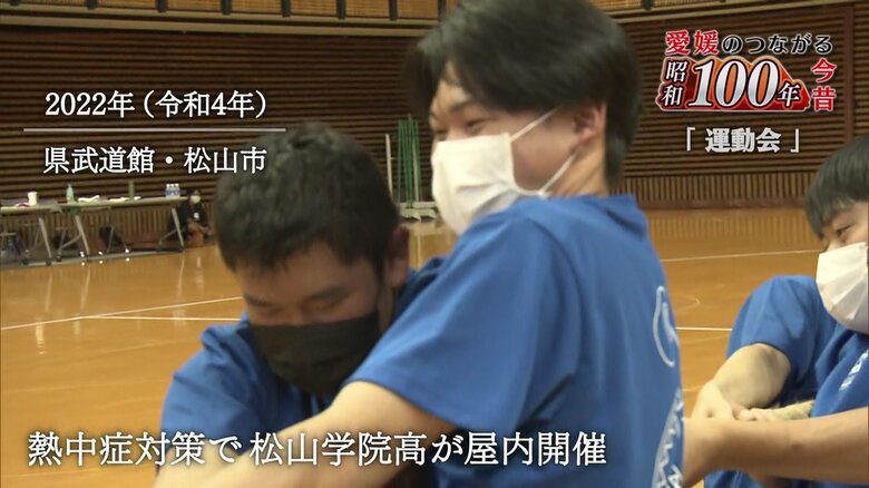 全学年の綱引きは大迫力