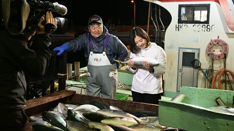 地元漁業関係者と