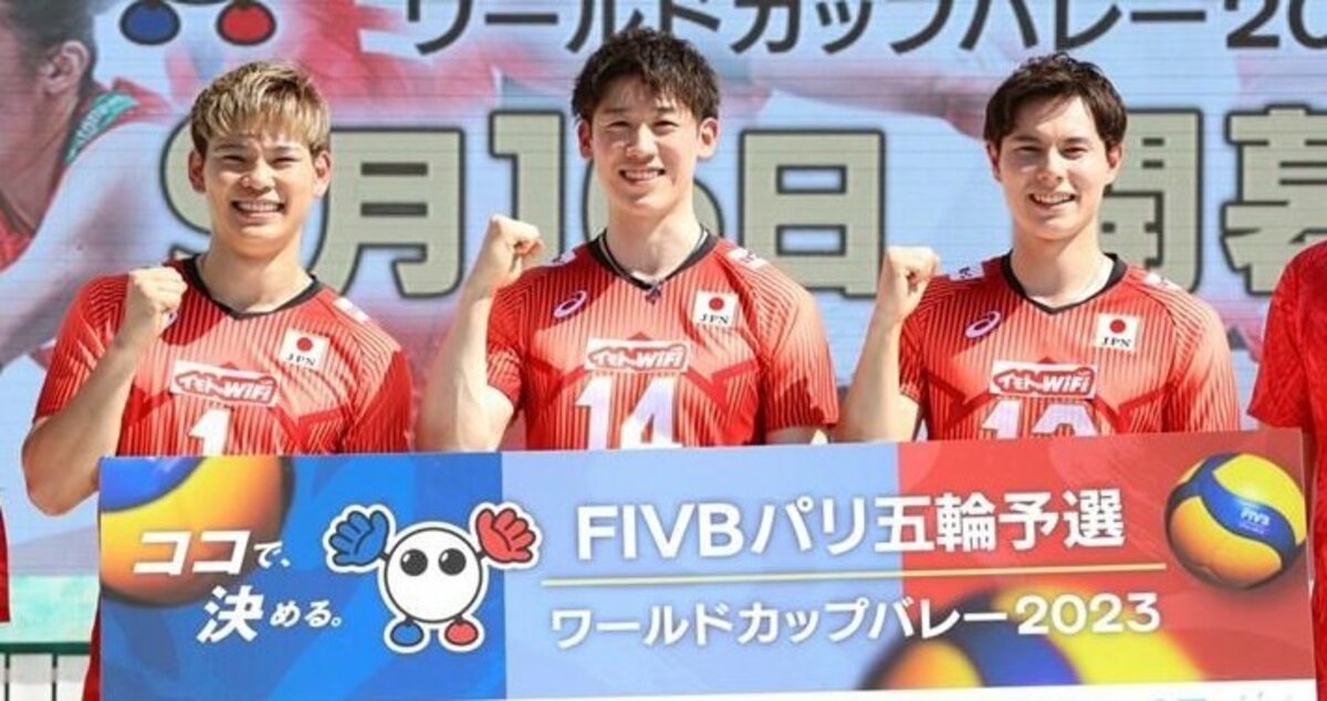 石川祐希「絶対に五輪の切符を」西田有志、髙橋藍 3選手お台場で
