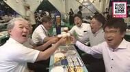 ビール日和！「乾杯っ」さっぽろ大通ビアガーデン始まる_大通公園の6区画で開かれる日本最大のビアガーデン_期間中、北海道民や観光客など100万人前後が来場_開場と同時に人々が訪れ、”夏”楽しむ〈札幌市〉