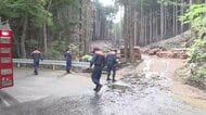 大規模な山林火災の岩手・大槌町　断続的に雨が降り始める　鎮火へ向け消防がパトロール継続