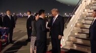 きょう米中首脳会談　アメリカ企業トップも同行　貿易や台湾問題など協議へ　トランプ氏見ようと沿道に市民詰めかけ