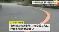 レンタカーが対向車に衝突３人けが 小学生が顔を骨折　アメリカ国籍の男逮捕【熊本】