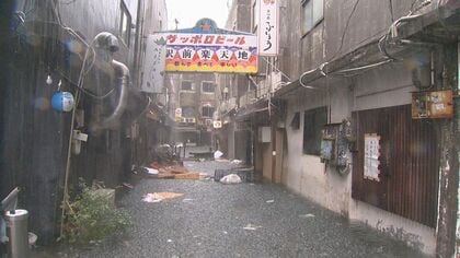 「もう無理…」新潟市内各地で冠水発生　ショッピングセンター前に土嚢積む姿も　中央区で1時間に36ミリの激しい雨