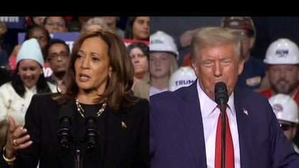 【アメリカ大統領選】今夜投票開始…ハリス・トランプ両候補が激戦州で最後の訴え　“初の女性大統領誕生”か“返り咲き”か　支持率は両者互角