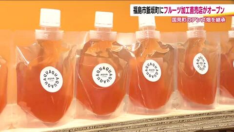 あんずシロップやドライフルーツがイチオシ！フルーツの加工直売店が福島市に　国見町のあんず畑を継承　　