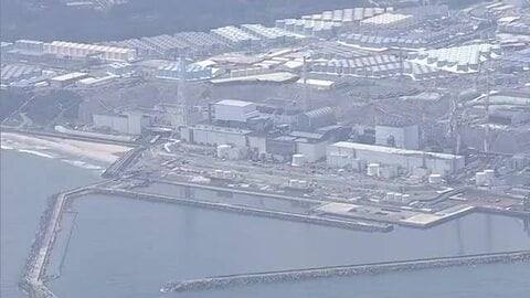 処理水タンク警報　弁交換で循環・攪拌を再開＜福島第一原発＞