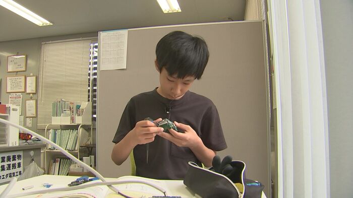 第二種電気工事士に合格した上田理人くん