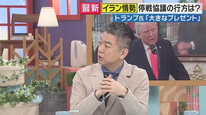 橋下徹氏（関西テレビ「旬感LIVE とれたてっ！」より）