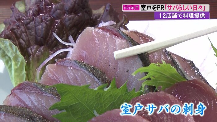 鮮度抜群 室戸サバの刺し身