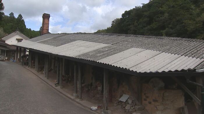 日田市小野地区の皿山集落