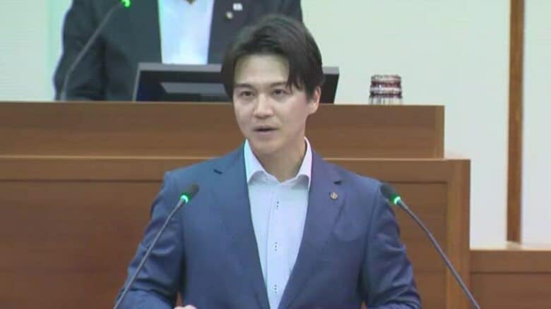 教育が最優先…津山市・光井聡市長が所信表明「持続可能でより魅力あふれるまちを実現する」【岡山】｜FNNプライムオンライン
