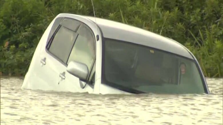 “水深30cm”でも水がエンジンの中に　大雨での運転は「非常に危険」　車両火災のおそれも【佐賀発】｜FNNプライムオンライン