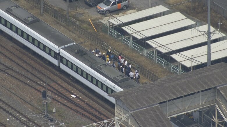【速報】4人が特急列車と接触し重体 線路での除草作業中に 全員が意識不明 1人は列車とホームに挟まれたまま 東武日光線・新鹿沼駅|FNNプライムオンライン