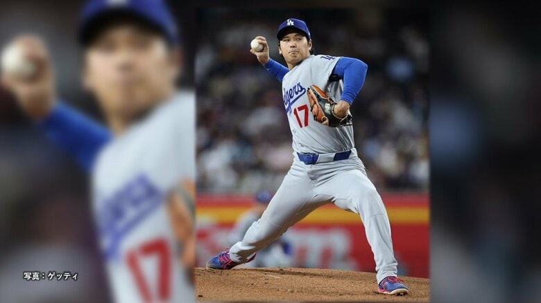 大谷翔平　今季6度目の二刀流　セカンド強襲の内野安打　初回、2回とも無失点の立ち上がり｜FNNプライムオンライン