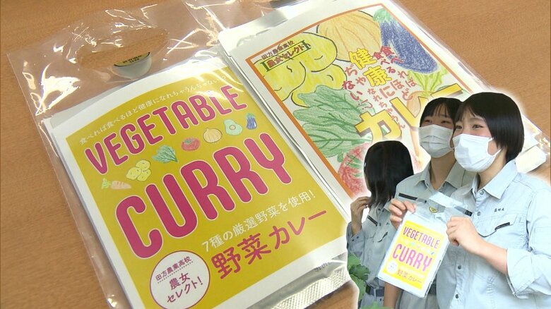 野菜たっぷり農業高女子のレトルトカレーが大人気　でも採算は…学園祭で学んだこと【静岡発】｜FNNプライムオンライン