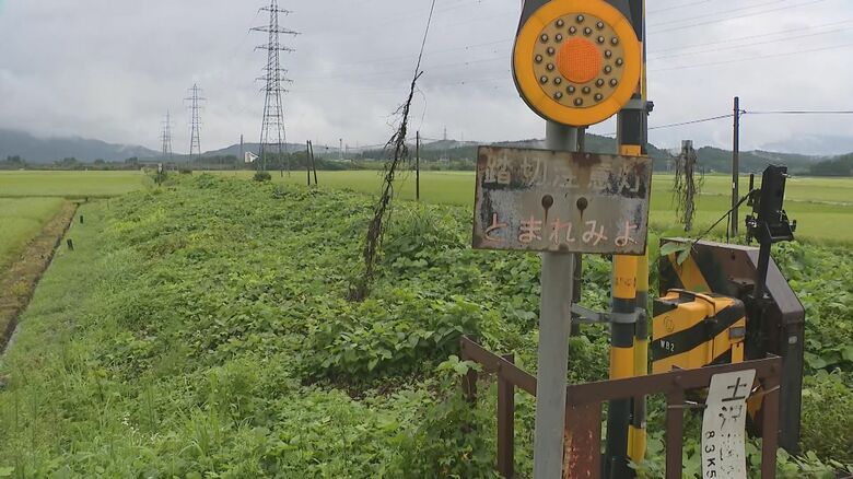 運休続く米坂線