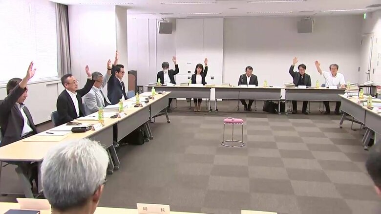 賛成多数で答申案は可決