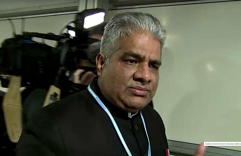 最終局面で「石炭廃止」の文言修正を要求したインド・ヤダフ環境相