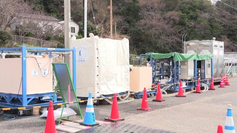 海水を真水にする「浄水装置」