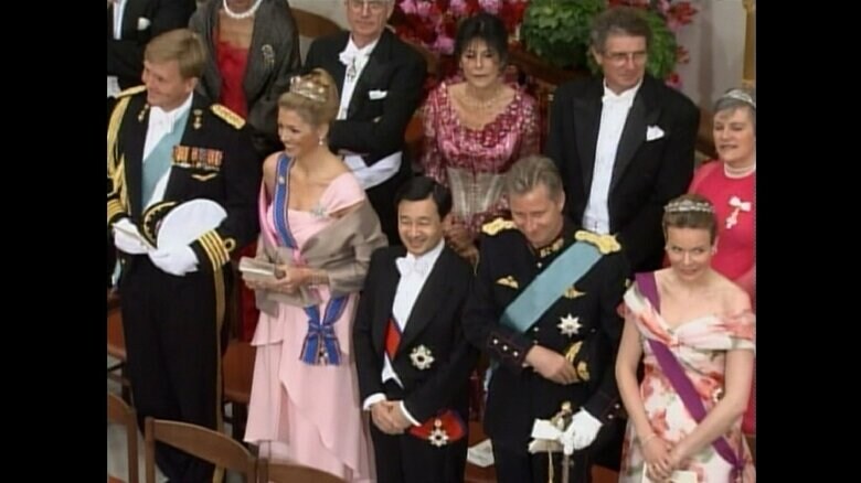 平成16（2004）年　フレデリック皇太子の結婚式に出席された陛下