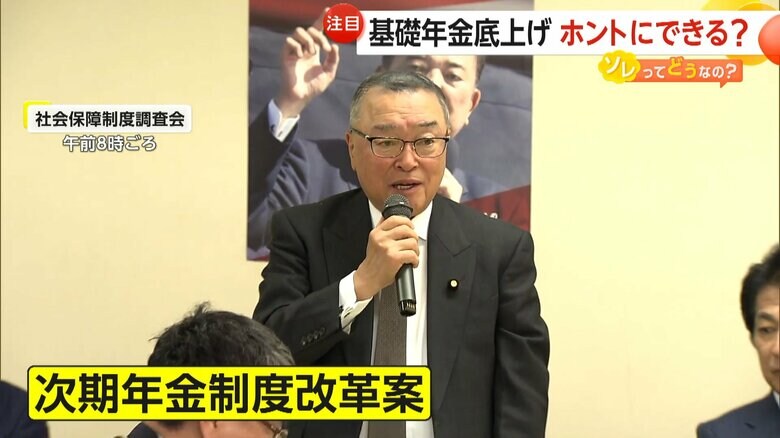 次期年金制度改革案について議論された自民党の社会保障制度調査会