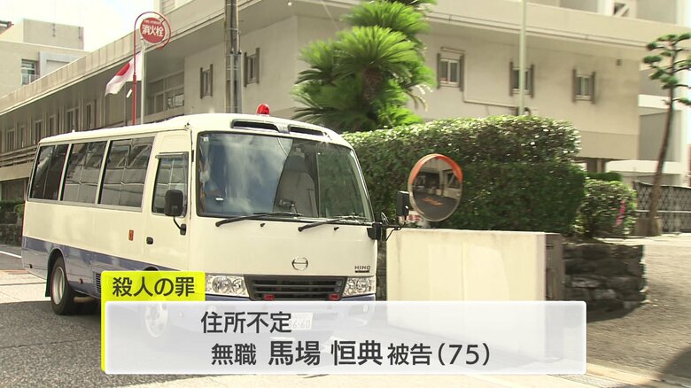馬場恒典被告（75）が殺人の罪の問われている